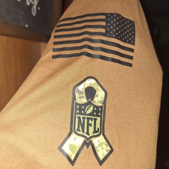 Nike Dri-fit Official NFL Cleveland Browns Brown T-Shirt In A Mens Large. NWT - Picture 3 of 12